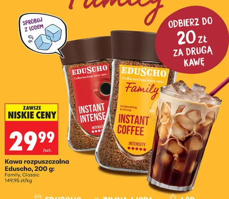 Kawa rozpuszczalna Eduscho Family promocja w Biedronka