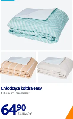 Chłodząca kołdra easy 140x200cm promocja w Action