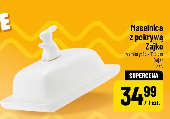 Maselnica z pokrywą Zajko promocja w POLOmarket