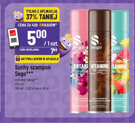 Suchy szampon Sego Botanical promocja w POLOmarket