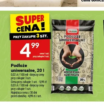 Podłoże uniwersalne Pulkor promocja w Twój Market