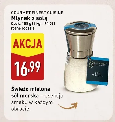 Młynek z solą różne rodzaje promocja w Aldi