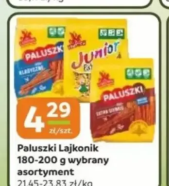Paluszki Lajkonik 180-200g promocja w Gama