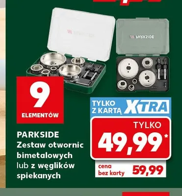 Zestaw otwornic bimetalowych Parkside promocja w Kaufland
