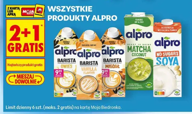 Napój Alpro Barista Owies promocja w Biedronka
