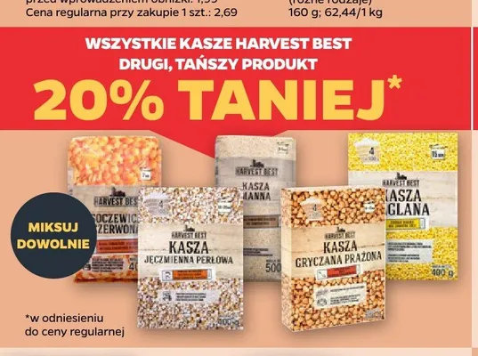 Kasza Harvest Best promocja w Netto
