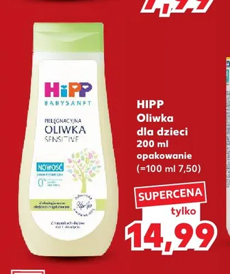 Oliwka dla dzieci HiPP Babysanft promocja w Kaufland