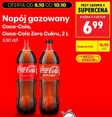 Napój gazowany Coca-Cola Zero Cukru promocja w Biedronka