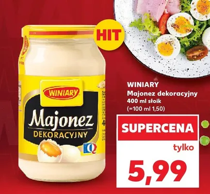 Majonez dekoracyjny promocja w Kaufland