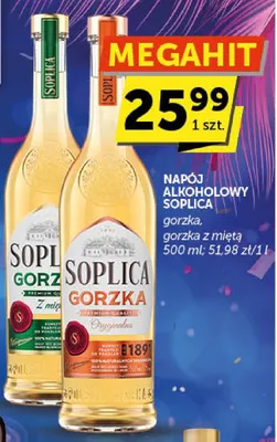 Napój alkoholowy Soplica gorzka, gorzka z miętą promocja w ABC