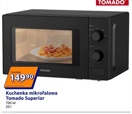 Kuchenka mikrofalowa Tomado Superior promocja w Action