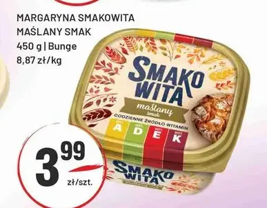 Margaryna Smakowita maślany smak promocja w Sedal