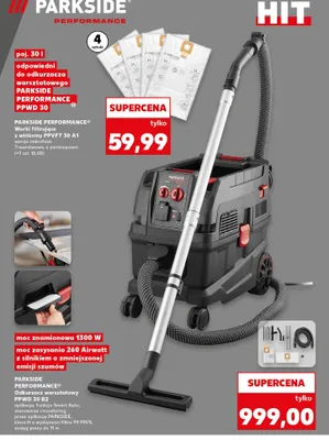 Odkurzacz warsztatowy PPWD 30 B2 promocja w Kaufland