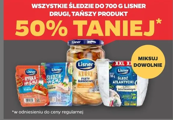 Śledzie 700g wszystkie rodzaje promocja w Netto