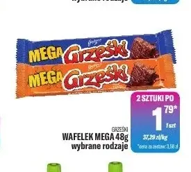 Wafelek Mega Grześki promocja w Tomi Markt