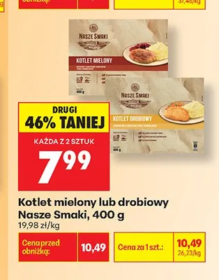 Kotlet drobiowy Nasze Smaki promocja w Biedronka