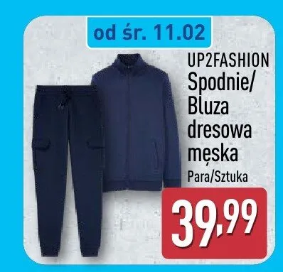 Bluza dresowa męska promocja w Aldi