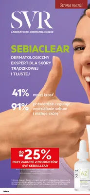 Ampułka do twarzy Sebiaclear Ampoule Flash SVR promocja w Ziko Dermo