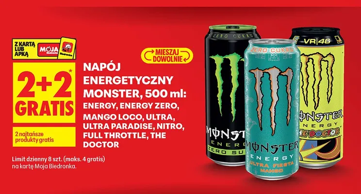 Napój energetyczny Energy promocja w Biedronka