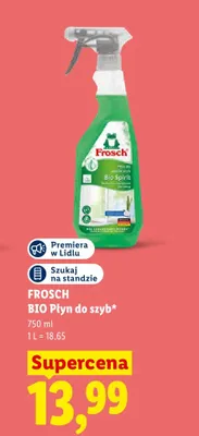 Płyn do szyb Frosch Bio Spirit promocja w Lidl