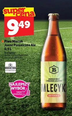 Piwo Brofaktura Mlecyk Jasne Pszeniczne Ale promocja w TOPAZ