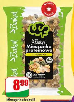 Mieszanka bakalii proteinowa z ciecierzycą Bakal promocja w Dino