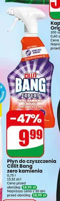 Płyn do czyszczenia Cillit Bang zero kamienia promocja w Dino