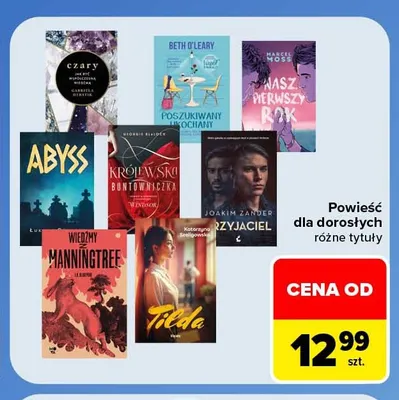 Powieść dla dorosłych promocja w Carrefour