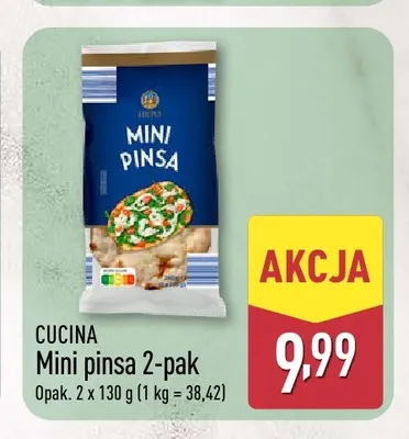 Mini pinsa 2-pak Cucina promocja w Aldi