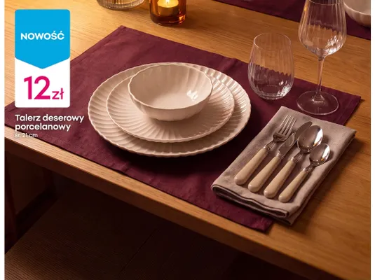 Talerz deserowy luca 20 cm promocja w Pepco