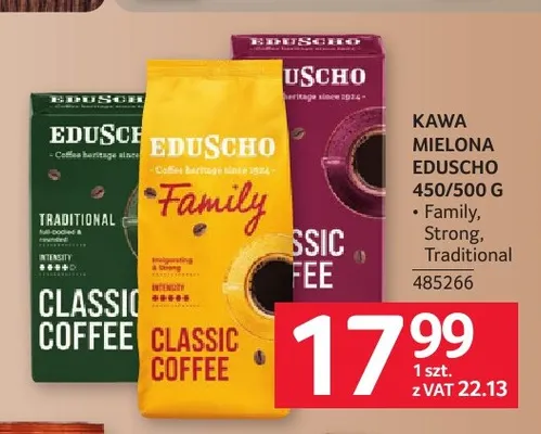 Kawa mielona Eduscho Strong promocja w Selgros