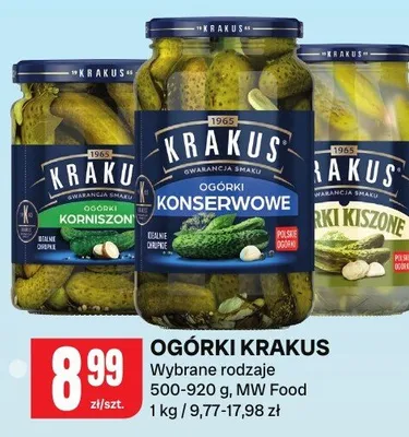 Ogórki konserwowe promocja w Chorten