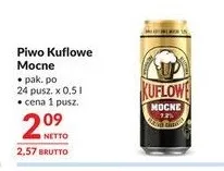 Piwo Kuflowe Mocne promocja w Makro