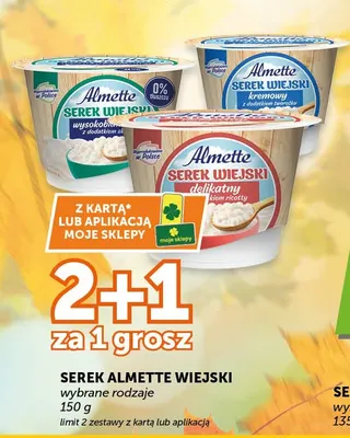 Serek Almette wiejski delikatny promocja w Euro Sklep