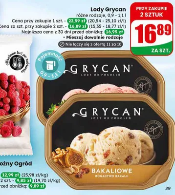 Lody różne rodzaje promocja w Dino