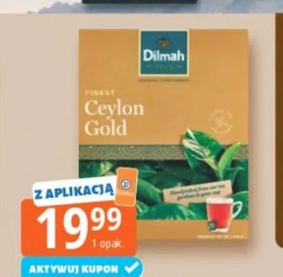 Herbata czarna ekspresowa Dilmah Gourmet Earl Grey promocja w Leclerc