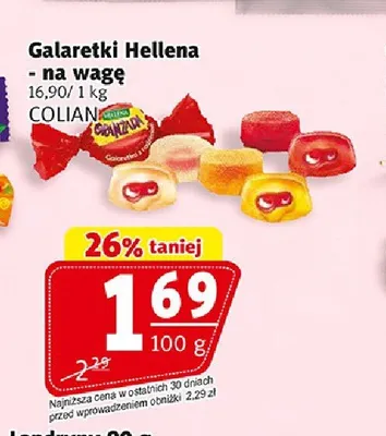 Galaretki Hellena na wagę promocja w Prim Market