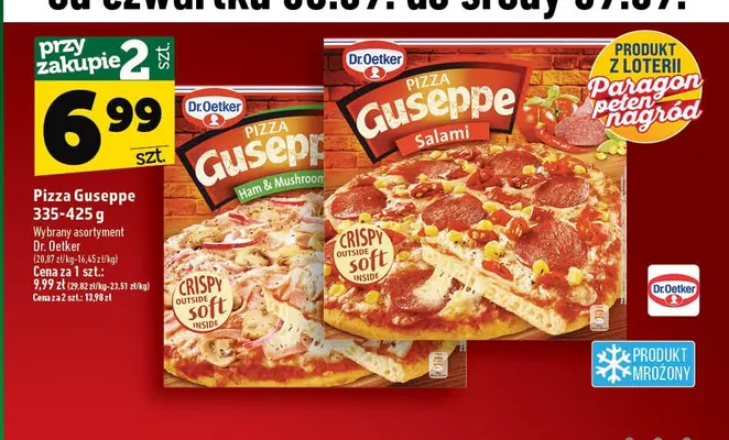 Pizza Guseppe Ham & Mushroom Dr. Oetker promocja w TOPAZ