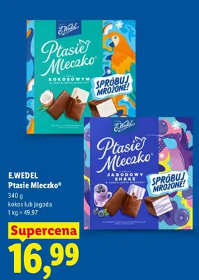 Ptasie Mleczko kokosowe E.Wedel promocja w Lidl