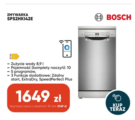 Zmywarka Bosch SPS2HKI42E promocja w Max Elektro