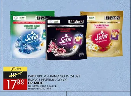 Kapsułki do prania Sofin Universal promocja w Wafelek