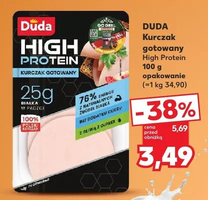 Kurczak gotowany DUDA High Protein promocja w Kaufland
