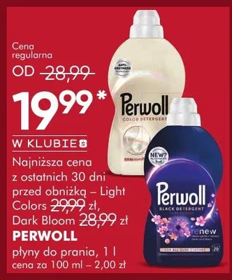 Płyny do prania Light Dark Bloom 1 l promocja w Super-Pharm