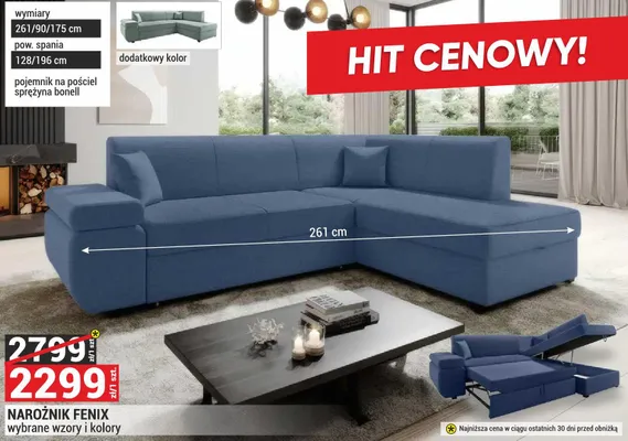 Narożnik FENIX promocja w Merkury Market