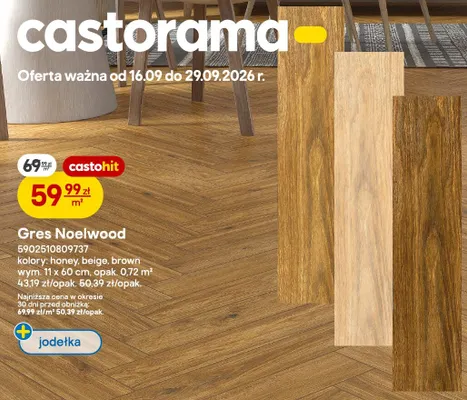 Gres Noelwood promocja w Castorama