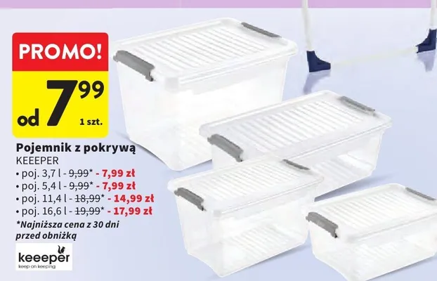 Pojemnik z pokrywą promocja w Intermarche