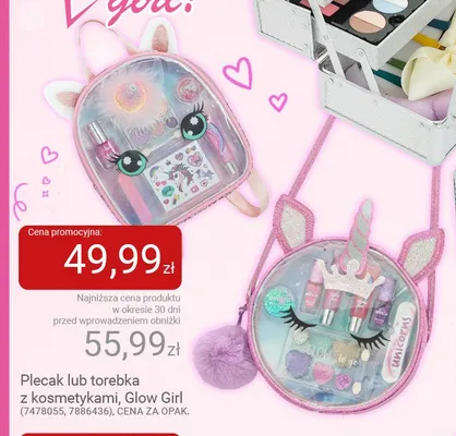 Torebka z kosmetykami Glow Girl promocja w Smyk