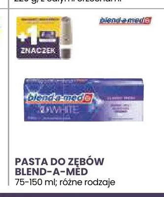 Pasta do zębów Blend-A-Med 75-150ml promocja w Stokrotka
