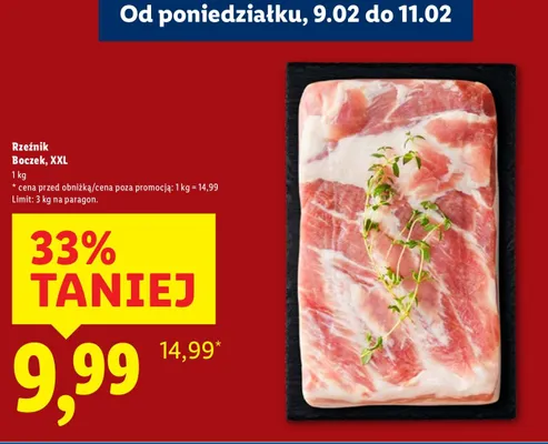 Rzeźnik Boczek, XXL promocja w Lidl