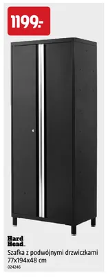 Szafka z podwójnymi drzwiczkami 77x194x48 cm Hard Head promocja w Jula